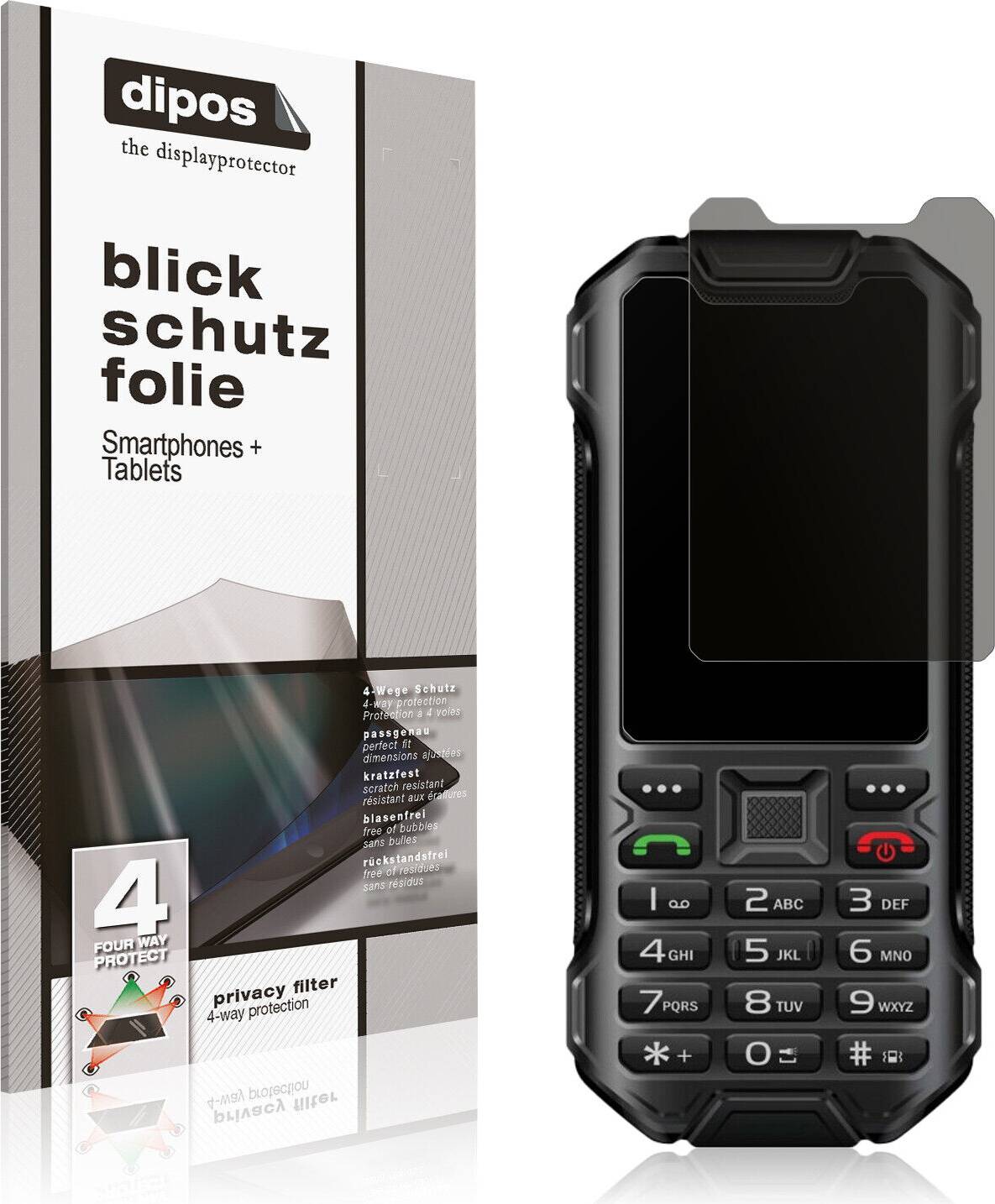 Dipos 4-Way IP68 Privacy Filter