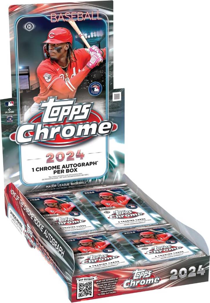 Topps Chrome Baseball 1 Autograph Card Box