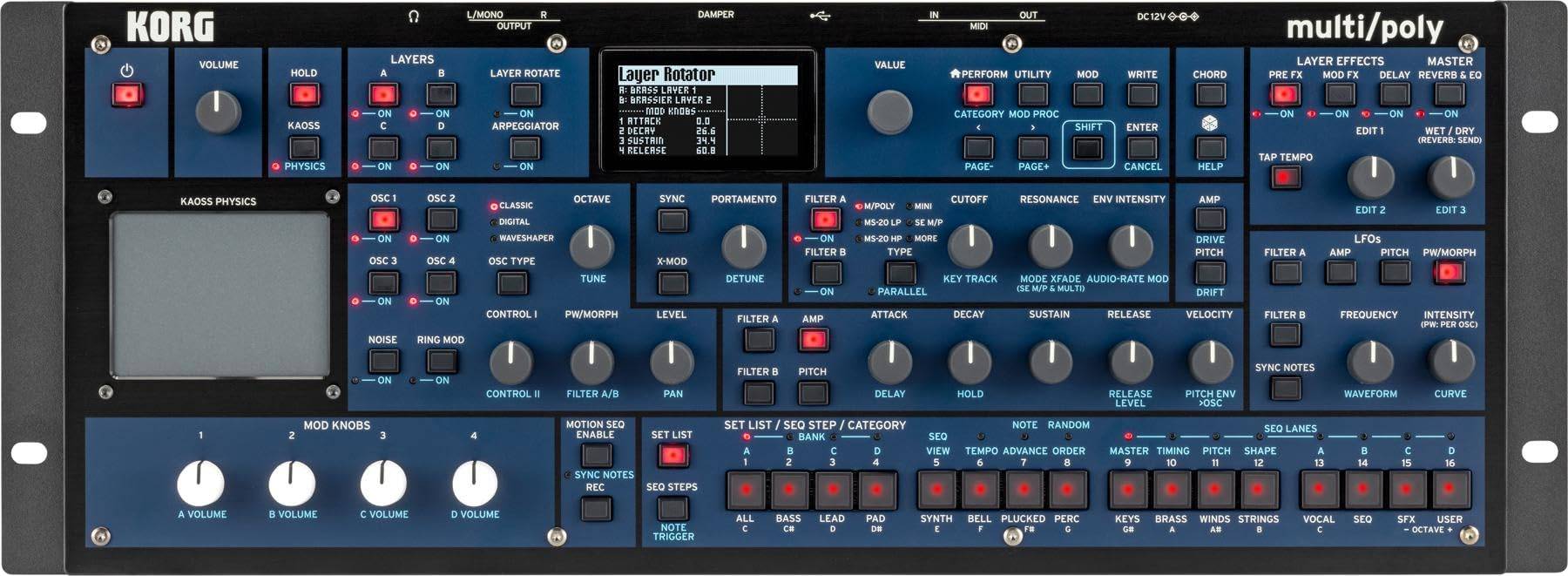 Multi Poly Digital Synthesizer Module