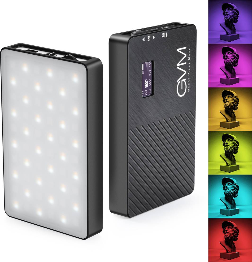 8RS RGB Full-Color LED On-Camera Light
