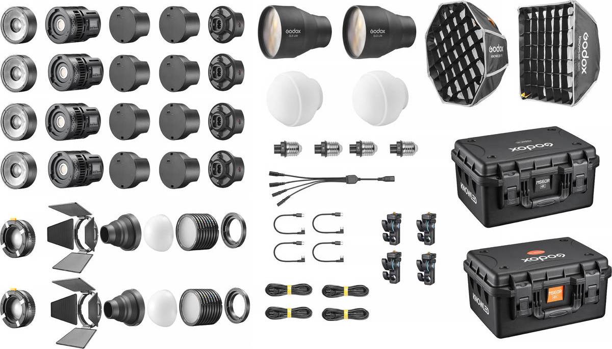 Godox light kit Godox KNOWLED MS60R RGB LED 4 Light Kit
