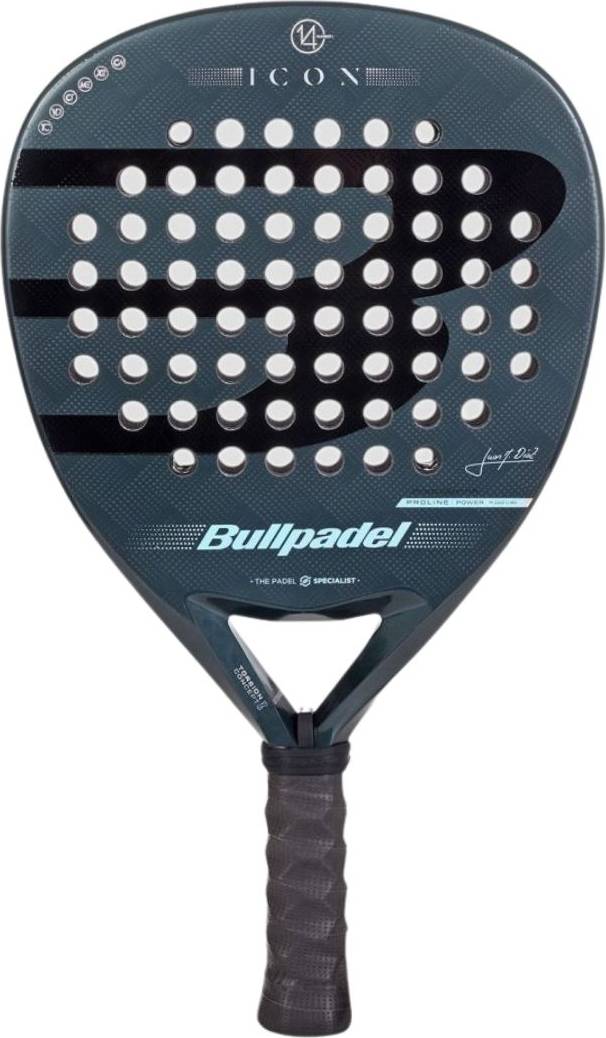 Bullpadel Icon 25 Racket - Black/Grey