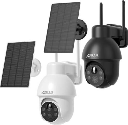 Solar wireless security cameras Anran Solar Security Camera Wireless 5MP