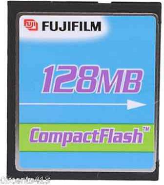 Fujifilm Compactflash 128MB Memory Card
