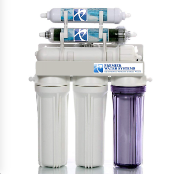Reverse osmosis water filter system Premier Dual Outlet 100 GPD Reverse Osmosis Water Filter System