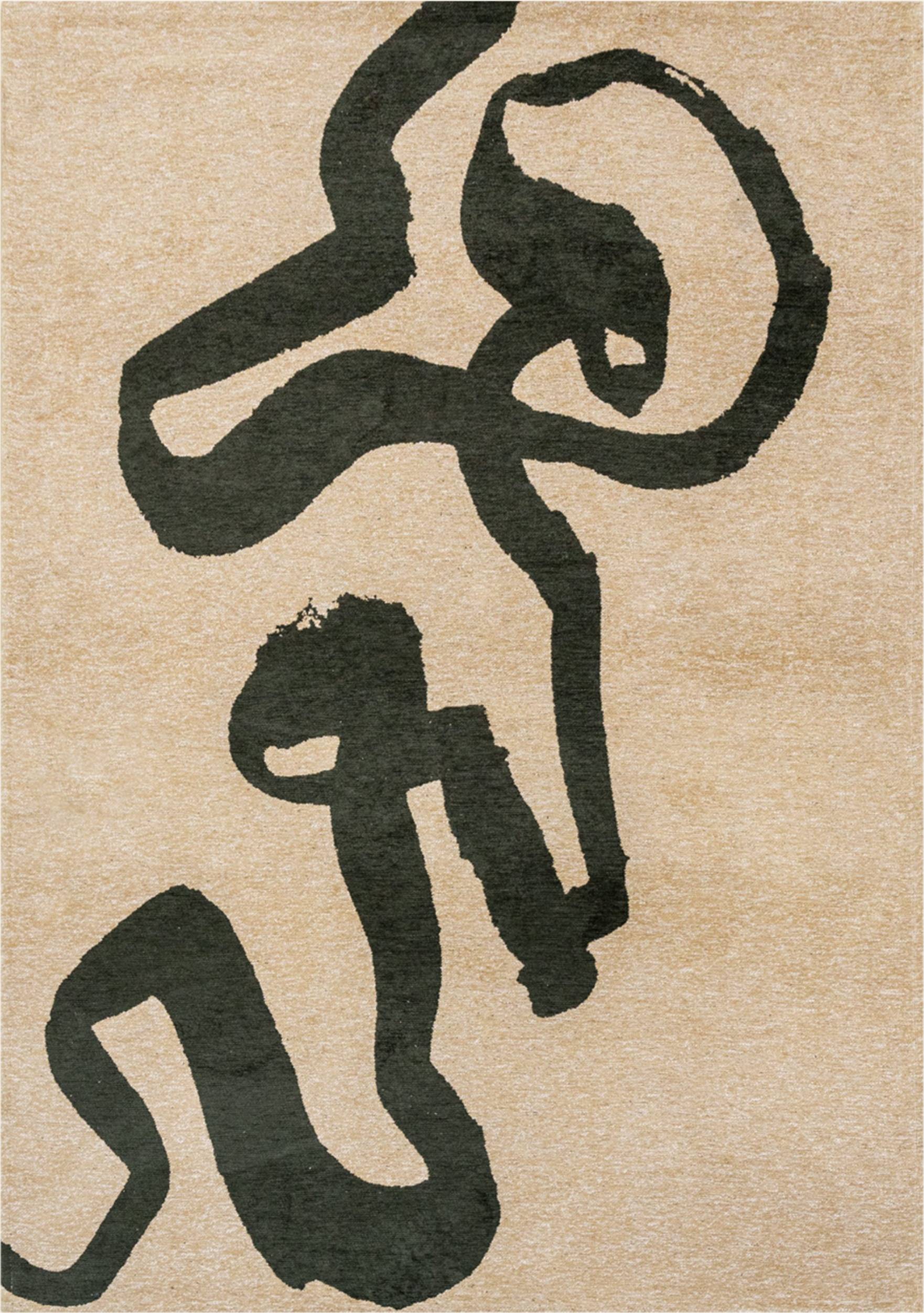 Louis de Poortere Ribbon Spirit Rug Green cm