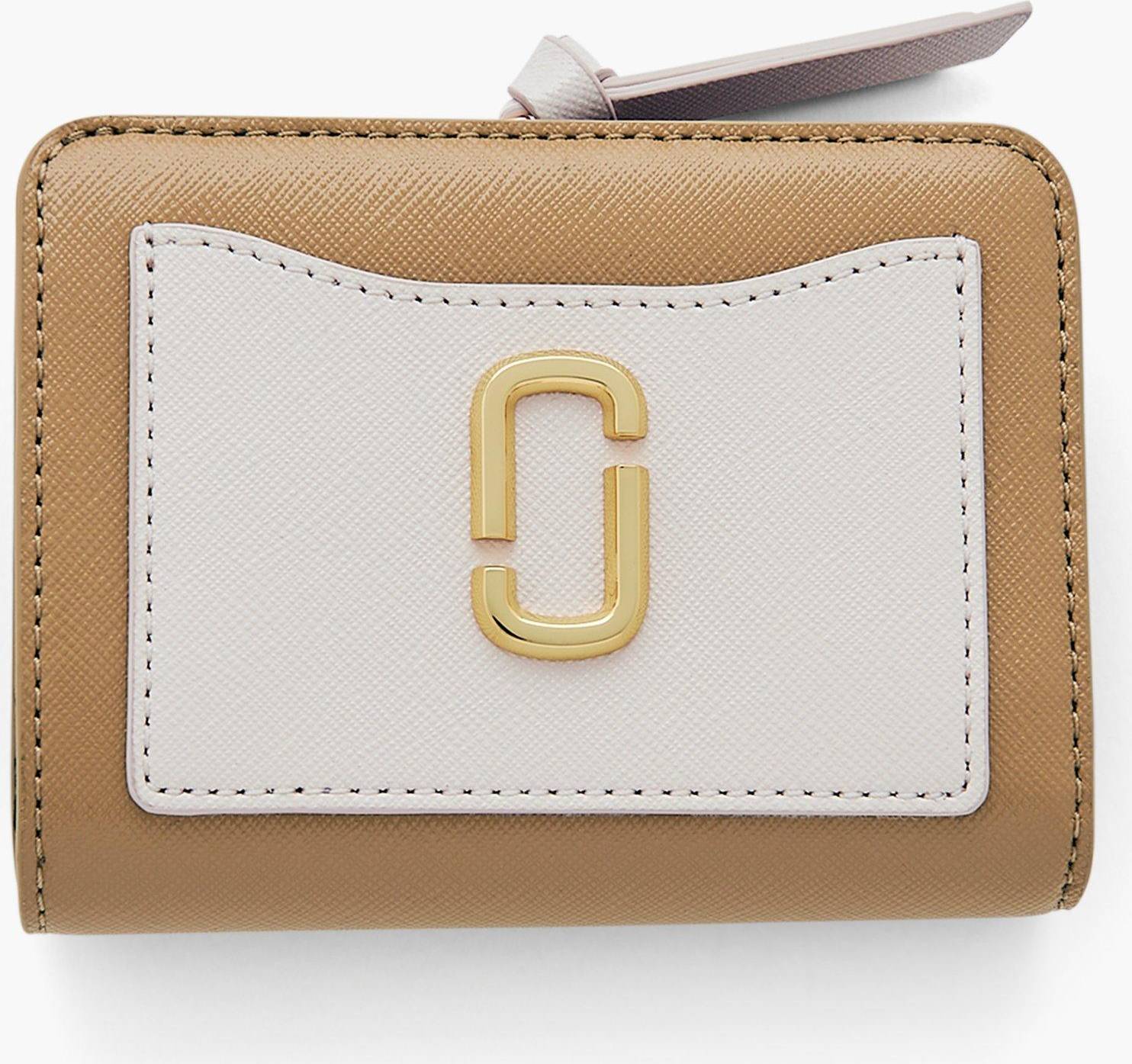 Marc Jacobs Snapshot Mini Compact Wallet - Camel Multi
