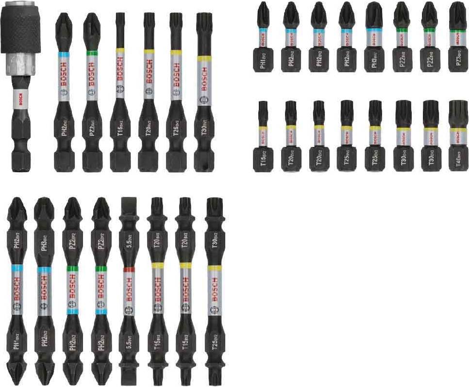 Bosch Pro 31PC Robust Impact Driver Set