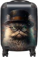 Warren Reed Persian Cat Splashart Suitcase Multi Small