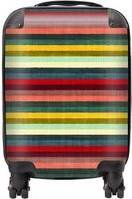 Warren Reed Multicolour Striped Brish Pattern Suitcase Small