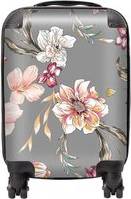 Warren Reed Daisy Colorful Suitcase Grey Small