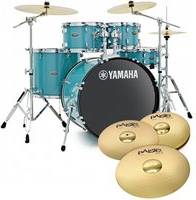 Yamaha RDP0F5 Rydeen 5-Piece Shell Pack Turquoise Glitter