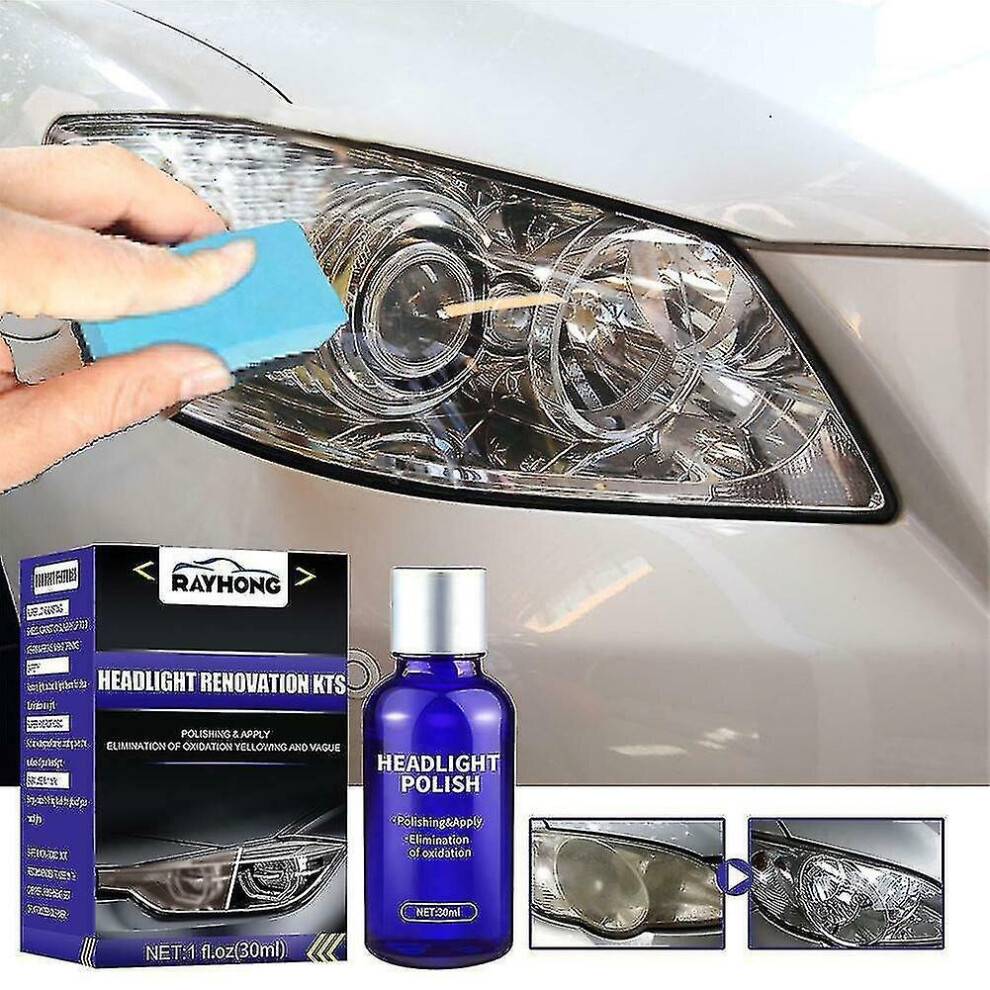 Headlight restoration Car Headlight Restoration Set Fluid Repair Kit