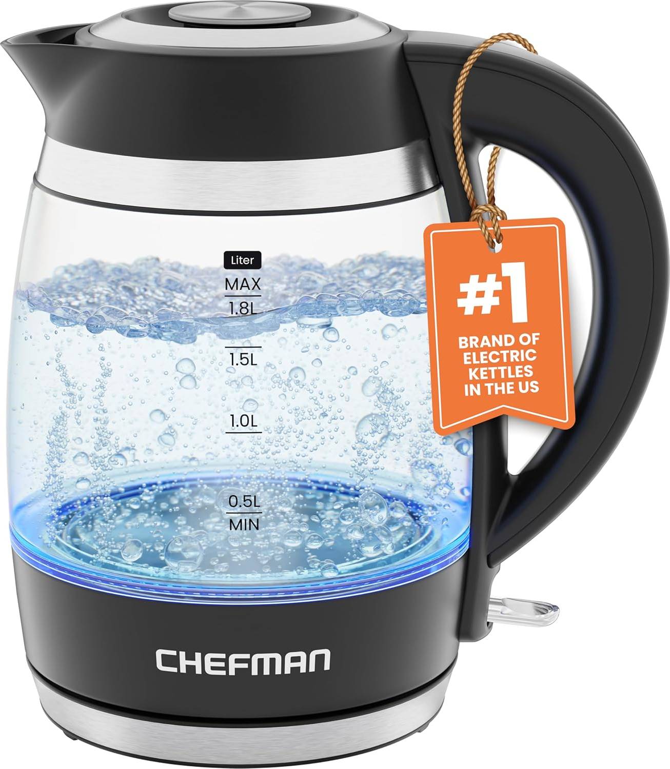Chefman electric kettle Chefman RJ11-18-PL