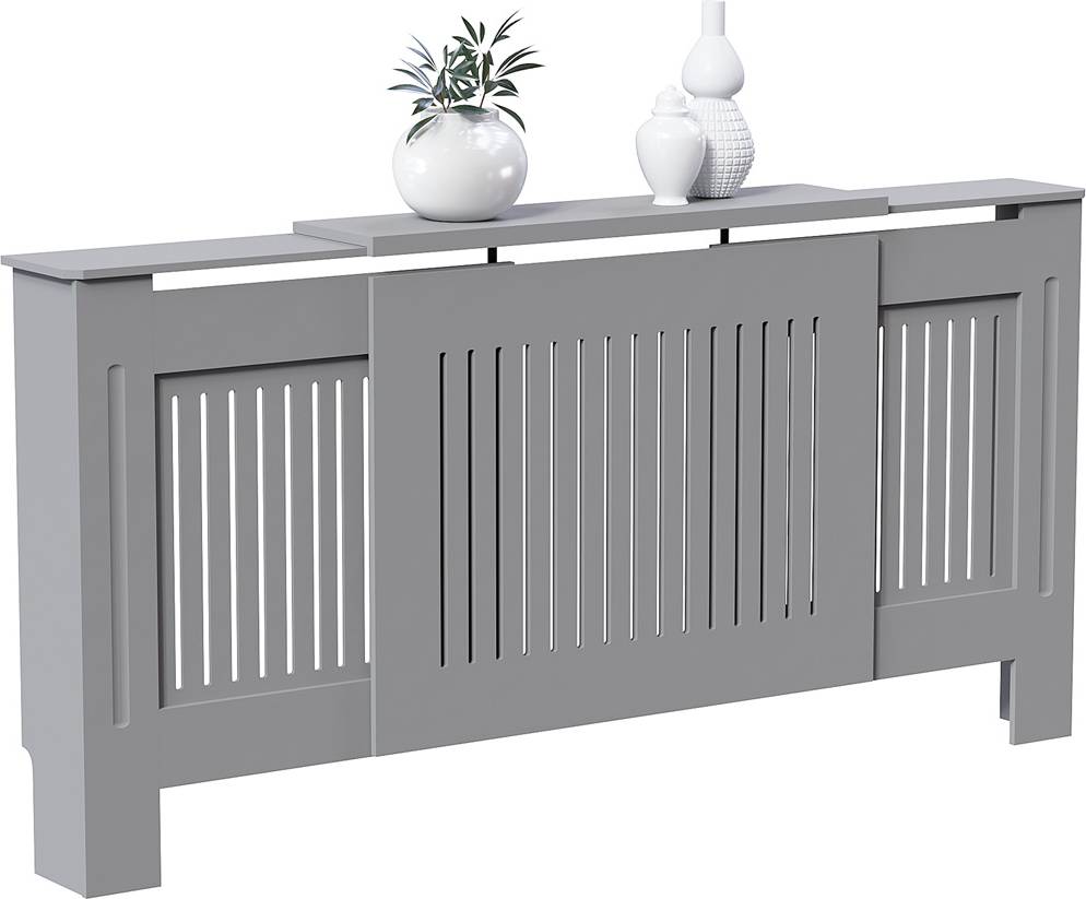 Vida Designs Chelsea Grey Adjustable Radiator Cover