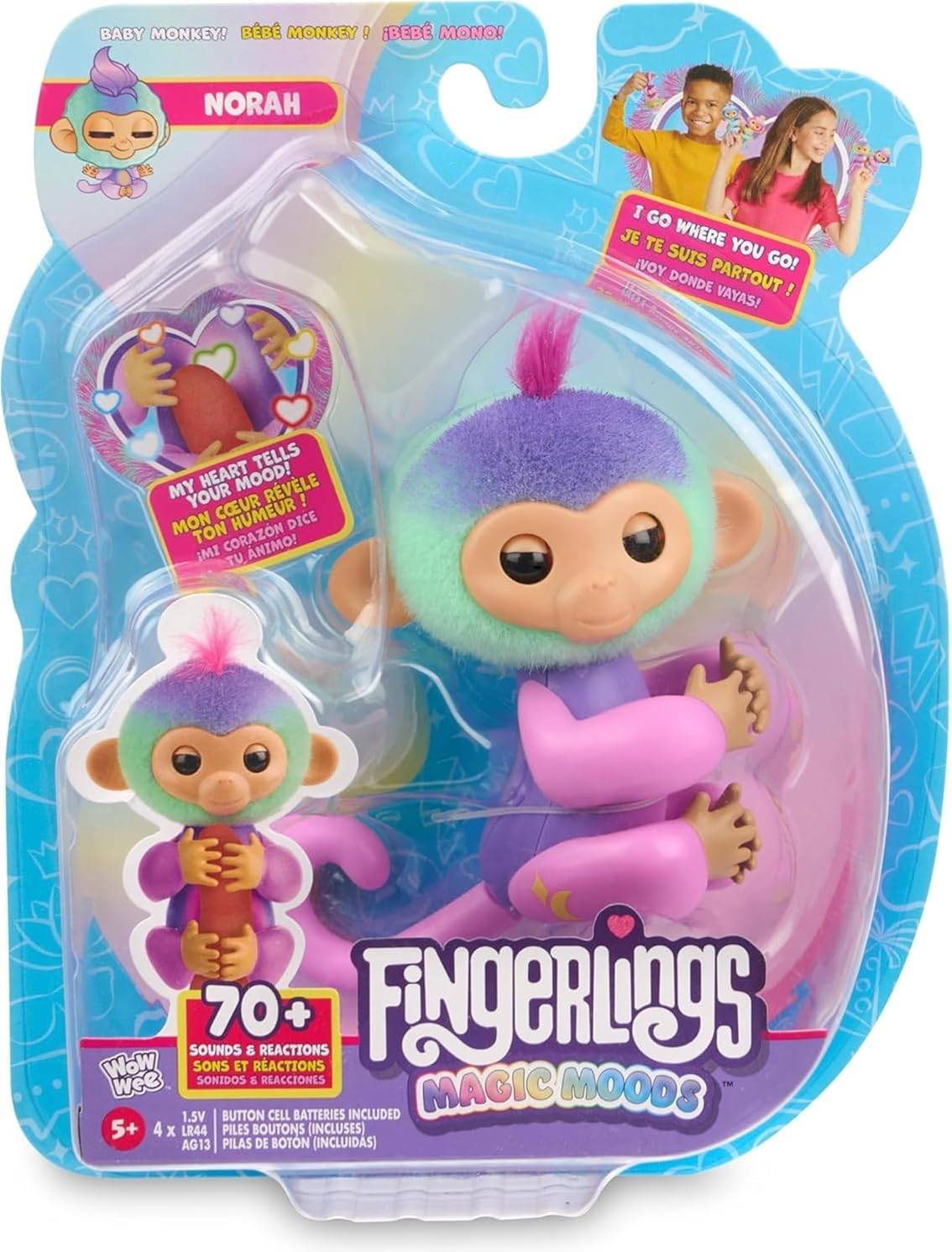 Fingerlings Magic Mood Monkey Interactive Toy
