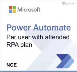 Microsoft Power Automate Per User With Attended RPA Plan NCE