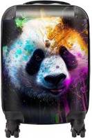 Warren Reed Panda Face Splashart Colourful Suitcase Small