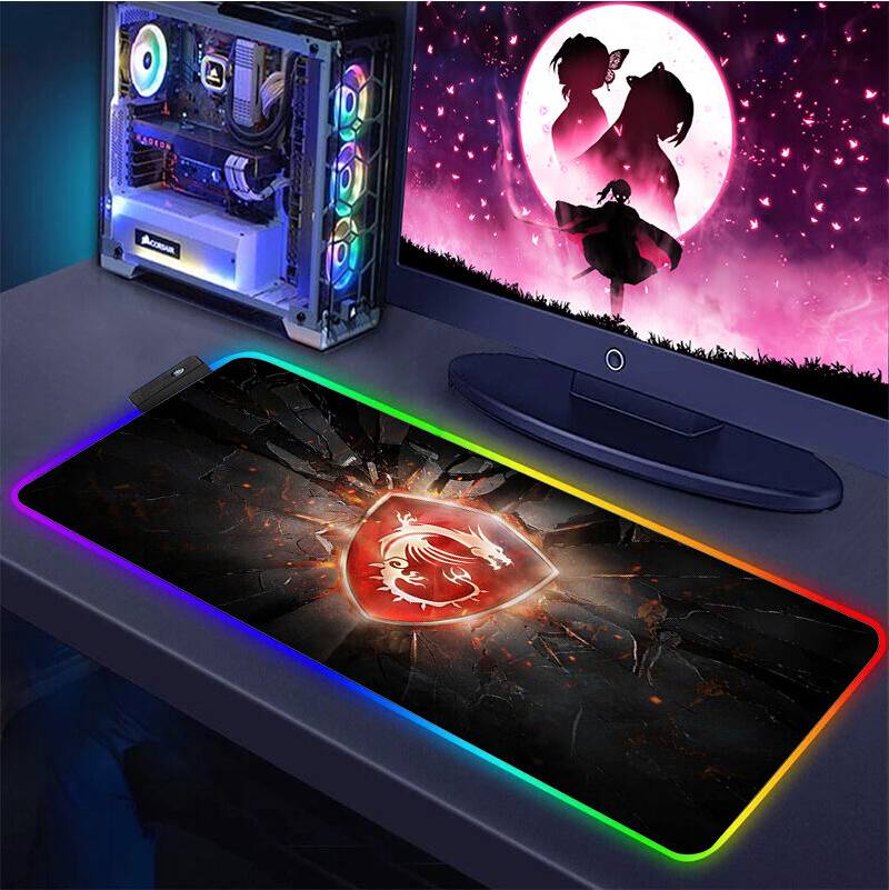 Dechoicelife Gaming Computer RGB Mouse Pad XXL