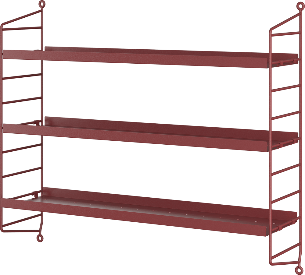 String Shelf Pocket Oxtorg Red