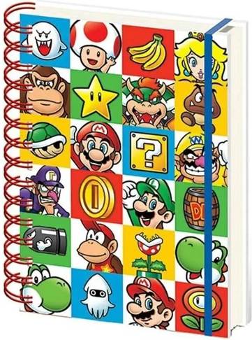 Pyramid Super Mario A5 Notebook
