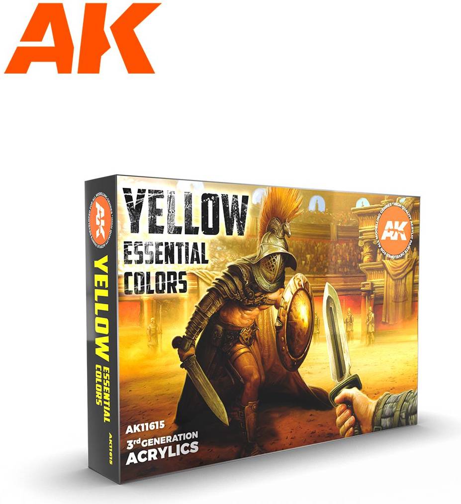 Yellow Essential Colors Paint Set