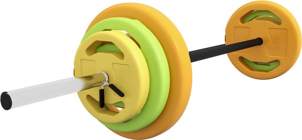 Barbell weight set Homcom Adjustable Barbell Weight Set 20kg