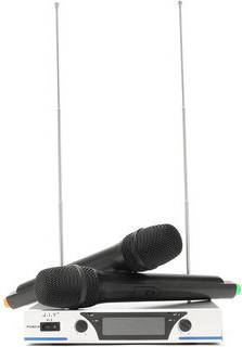 Keshen J.I.Y V-3 VHF 2 Channel Handheld Microphone System