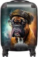 Warren Reed Boxer Dog Splashart Suitcase Multi Small