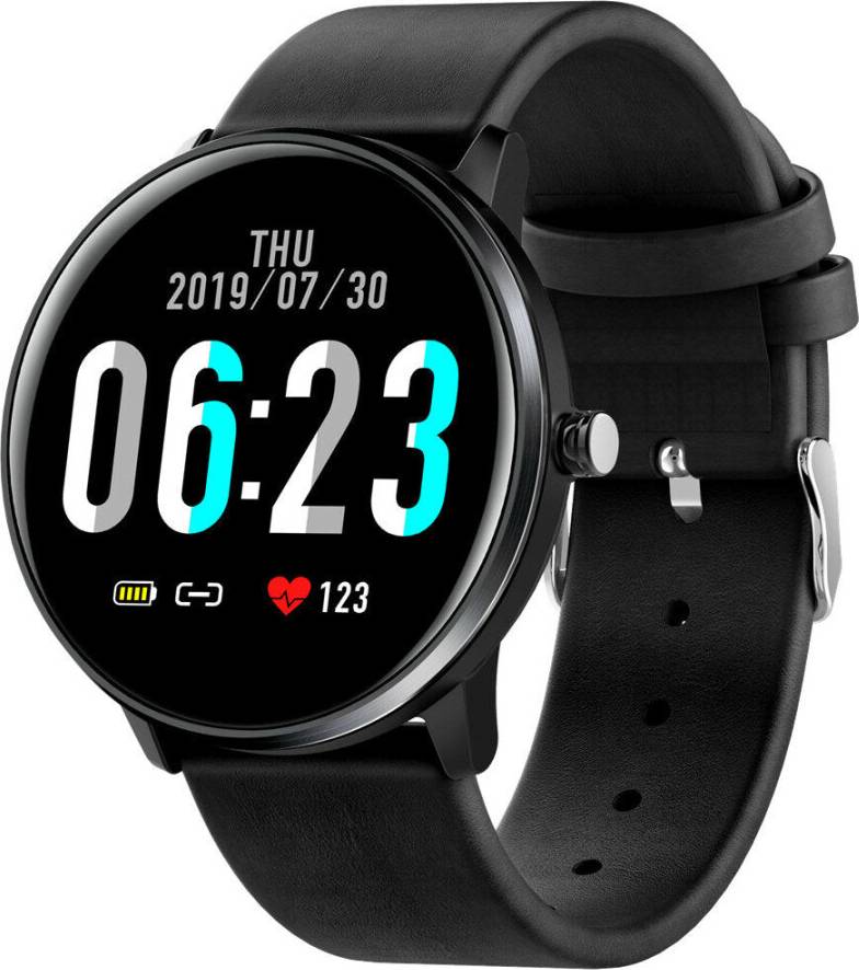Greenzech 2.5D Full Touch Blood Pressure O2 IP68 Deep Waterproof Smart Watch