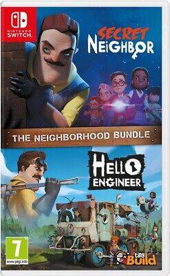 Nintendo switch bundle Secret Neighbor Hello Engineer The Neighborhood Bundle