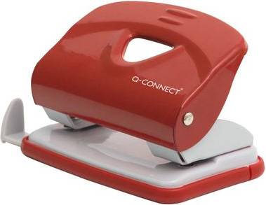 Q-CONNECT Locher Rot Grau