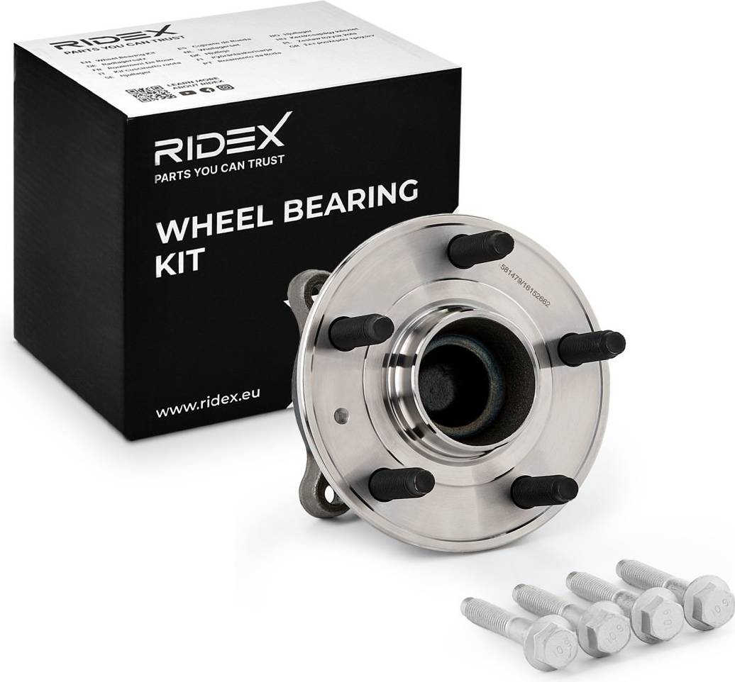 Ridex Wheel Bearing Kit Rear Axle