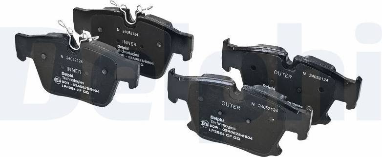 Delphi Brake Pad Set LP3924