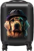 Warren Reed Golden Retriever Dog Splashart Suitcase Multi