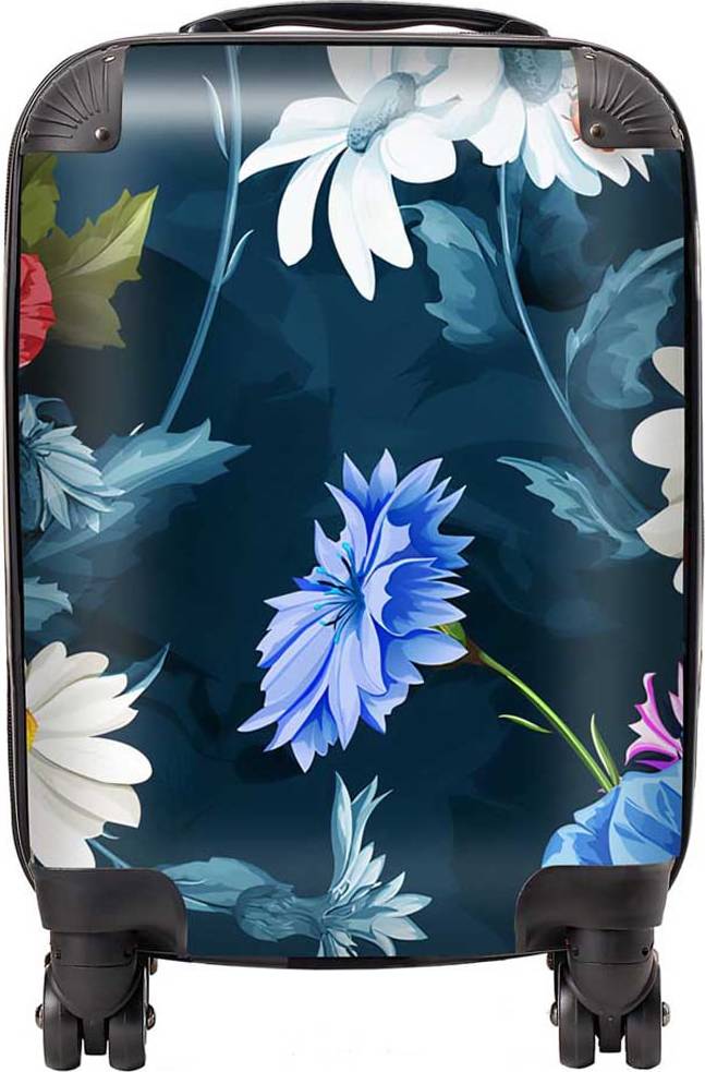 Warren Reed Poppy Flowers With Chamomile Suitcase