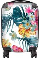 Warren Reed Spring Summer Flowers Suitcase Green
