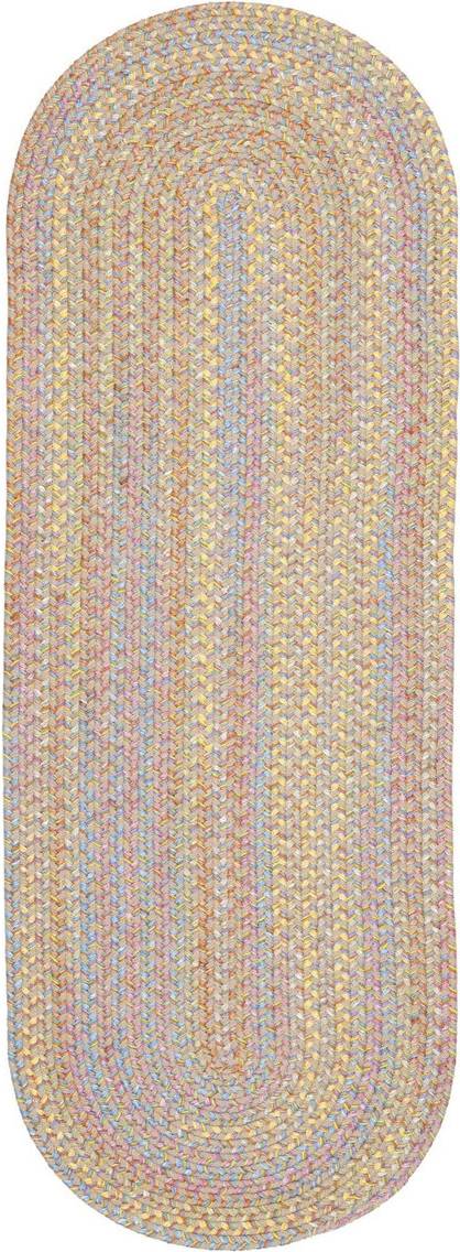 Area rugs Super Area Rugs Braided Rug 2' x 6' Oval