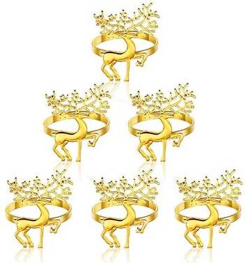 6 Pcs Deer Rings