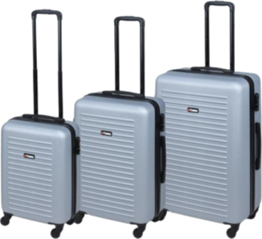 ProWorld Ribbed Design 3 stk. - Grey