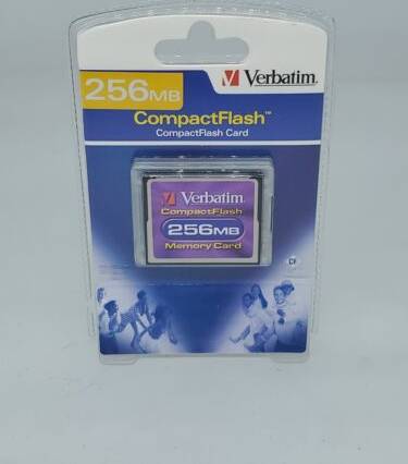 Verbatim 256MB Compactflash CF Secure Digital Memory Card Camera PDA PC Data