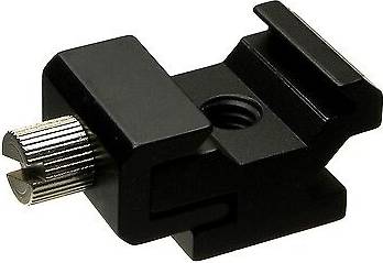One Metal Cold Shoe Flash Adapter 1/4"-20 Thread