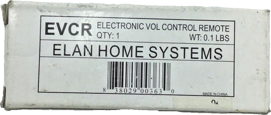 Elan Genuine EVCR Electronic Volume Control Remote Control
