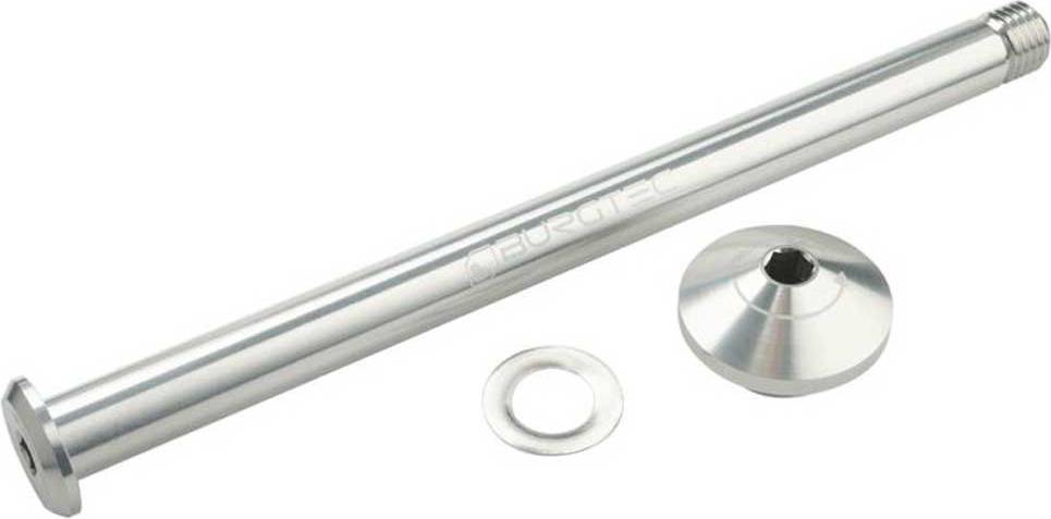 Burgtec Rear Axle Yeti 171mm Rhodium Silver