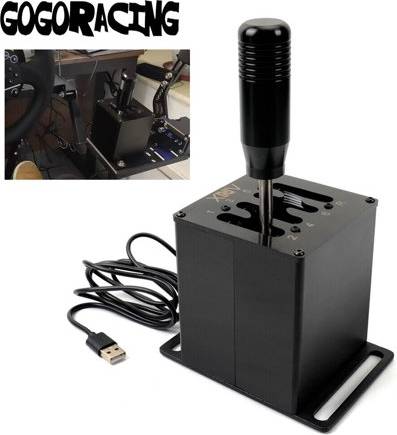 Sim racing USB PC H Gear Shifter 7+R Sim Racing Game For Logitech G29 G27 G25 Thrustmaster