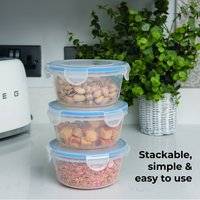Addis Round 700ml Clip Tight Storage Containers Food Container