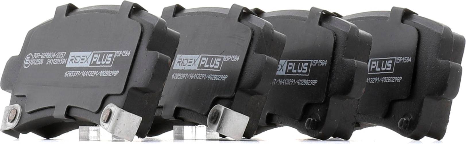 Ridex Plus Brake Pad Set Rear Axle
