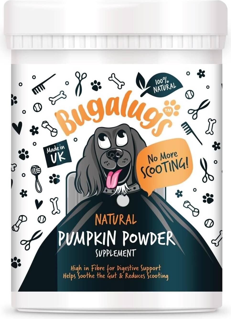 Bugalugs Pumpkin Powder for Dogs 100% Pure
