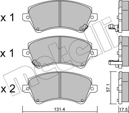 Brake Pads ECE R90 22-0446-0