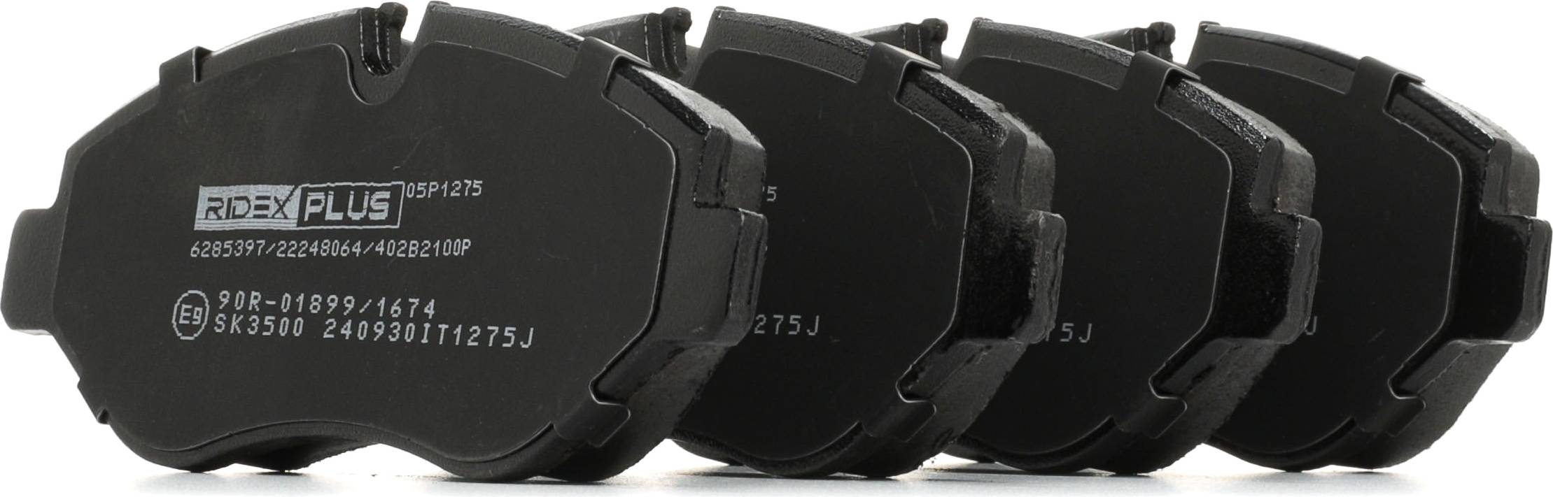 Ridex Plus Brake Pad Set Front Axle